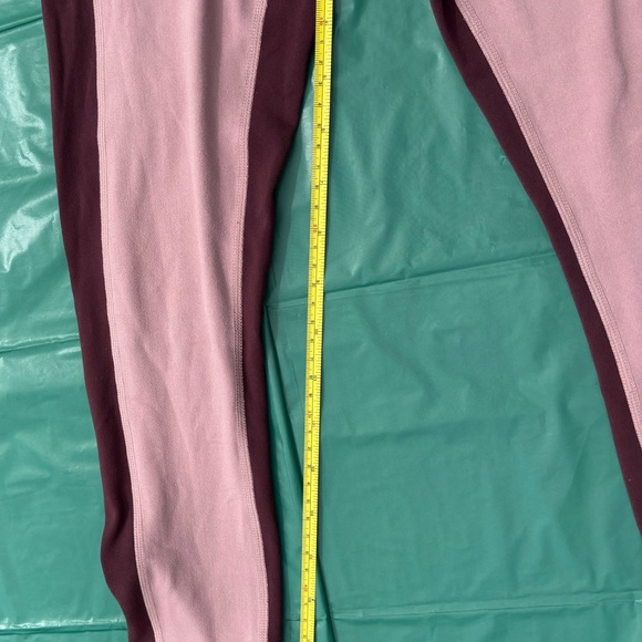 Athleta Women's Pink and Reddish Brown Leggings - Picture 3 of 5